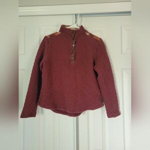 Legendary Whitetails Women's 1/4 Button sweater